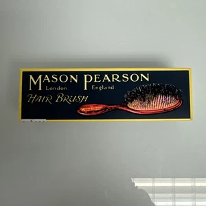 Mason Pearson Hair Brush Pocket Bristle B4 Dark Ruby New In Box - Picture 1 of 4