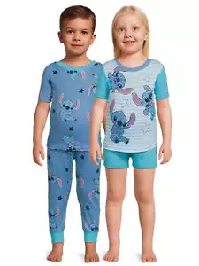 Disney Unisex Toddler Character Pajama Set, 4-Piece Set - Picture 1 of 3