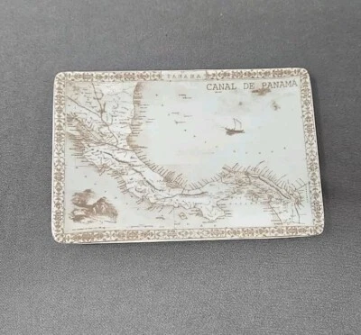 Panama Canal Virgo Valle Ming Collection Trinket Dish 5 x 3 1/4'' Foto 1 de 4