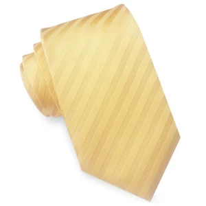 Light Gold with Thin Stripes Slim Tie - Picture 1 of 1