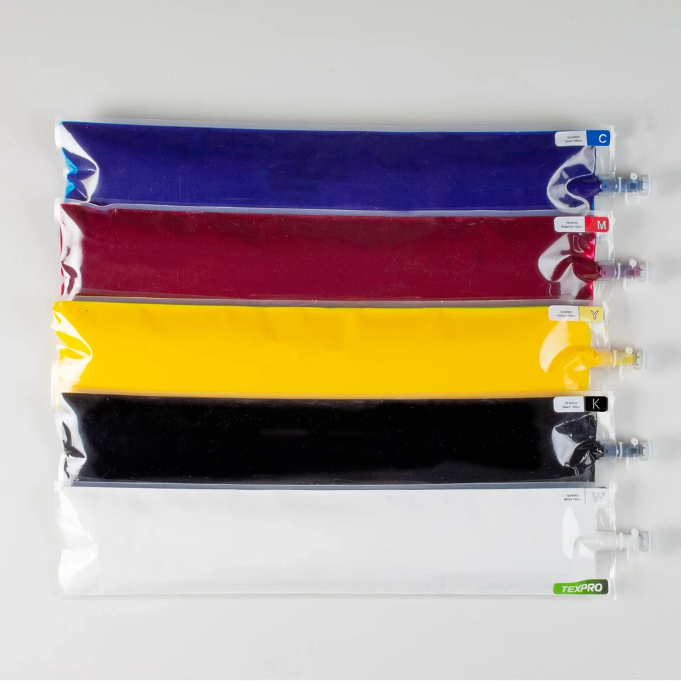 TexPro Ink Bags for Brother GTX + GTX Pro DTG/Textile Printers (700cc/ml) - Image 1 of 1