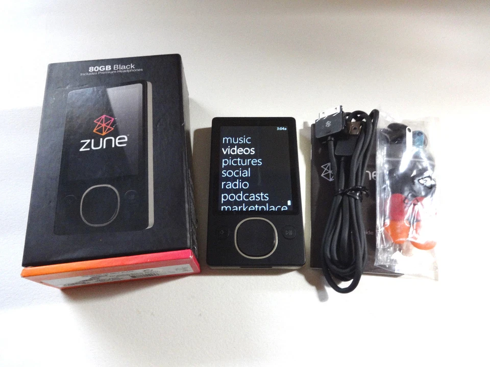 MICROSOFT ZUNE NEGRO 80GB...BATERÍA NUEVA... Foto 1 de 4