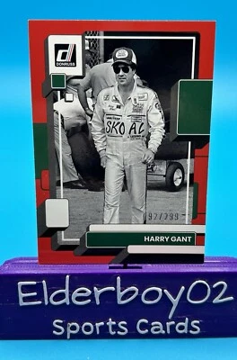 Harry Gant /299 Red Parallel 2023 Panini Donruss Racing Nascar Skoal - Image 1 of 3