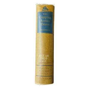 The Complete Roman Drama Vol. 2 by George E. Duckworth (Edited, Intro) - Picture 1 of 4