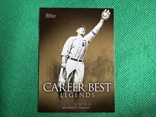 2009 Topps Legends of the Game Career Best #TC Ty Cobb Detroit Tigers