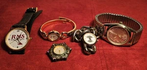 Lot of 5 Watches RMS Orini Pulsar Armitron Quartz - Picture 1 of 6