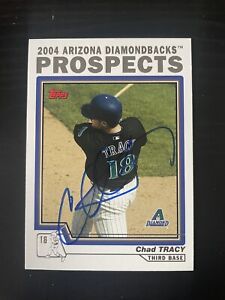 2004 Topps Traded #T91 Chad Tracy Arizona Diamondbacks Signed Card Autographed