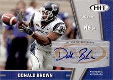 2009 SAGE HIT Autographs Silver #34 Donald Brown