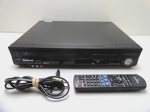 Panasonic DMR-EZ485V Black VCR/DVD System w/ Remote & Cord - Picture 1 of 9