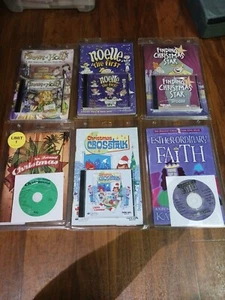 6 Christmas Musical Books Lot  Bows Of Holly Musical Book & CD NEW - Picture 1 of 9