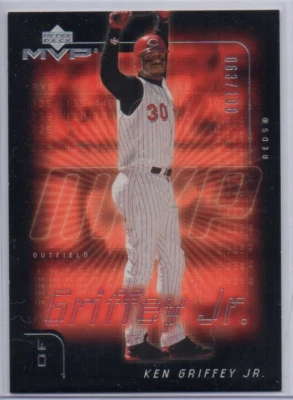 2002 Upper Deck MVP Silver #279, KEN GRIFFEY Jr. /100 Cincinnati Reds, HOF - Image 1 of 3