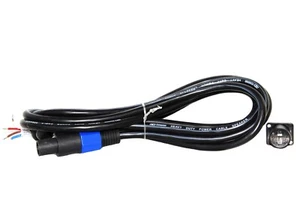 RDCARSHOW HEAVY DUTY POWER CABLE SPEAKER (12FT) 4 CONDUCTOR + FREE FEMALE PLUG