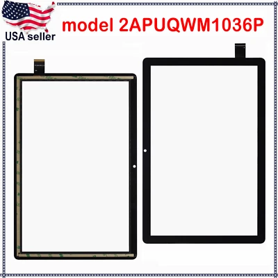 Touch Screen Digitizer Glass For ONN 2022 10.1" Tablet model 2APUQWM1036P - Image 1 of 3
