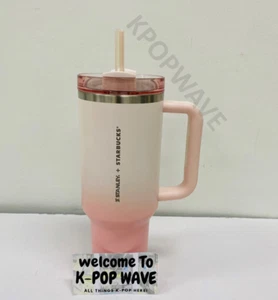 Starbucks Korea 2024 SS Stanley Pink Quencher Tumbler 1183ml / Express - Picture 1 of 2