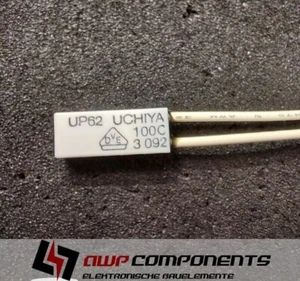 (3 Stk.) UP62 - Temperaturschalter 70°c 80°c 90°c 100°c 110°c 125°c 2.5A UCHIYA - Picture 1 of 13