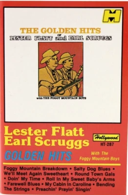 VINTAGE LESTER FLATT EARL SCRUGGS GOLDEN HITS CASSETTE TAPE 1987 TESTED COUNTRY Foto 1 de 4