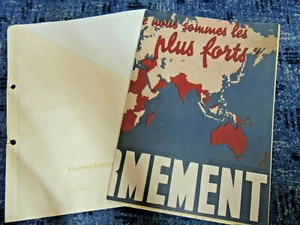 Altes Heft mit Frontkarten -Frankreich 1940--Dachbodenfund-- - Bild 1 von 4