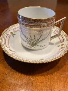 Royal Copenhagen Flora Danica Chocolate Cup and Saucer No 20 3513 - Picture 1 of 6