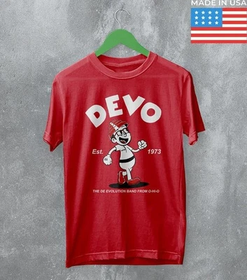 Camiseta Devo Band ROJA Todas las Tallas Manga Corta S a 5XL BN8475 Foto 1 de 4