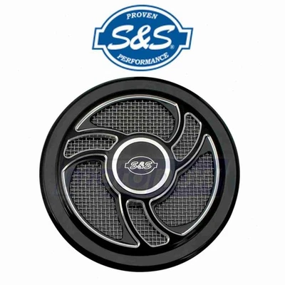 S&S Cycle Stealth Air Cleaner Cover for 2004-2007 Harley Davidson FLHRS Road zq Foto 1 de 4