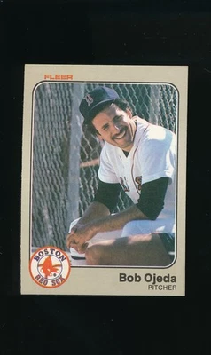 1983 Fleer #190 Bob Ojeda * Pitcher * Boston Red Sox * NM * - Image 1 of 2