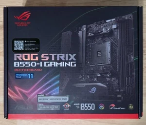 ASUS ROG Strix B550-I Gaming AM4 AMD Ryzen Mini-ITX DDR4 Motherboard *No I/O* - Zdjęcie 1 z 5