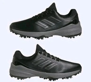 Zapatos de golf Adidas ZG23 negros plateados grises metálicos GW1178 para hombre talla 12” - Imagen 1 de 9