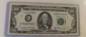 (1) $100.00 Series 1981-A Federal Reserve Note BU Uncirculated Condition - Picture 1 of 2