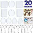 Craft Accessories Keyrings DIY Resin Mold Pendant Silicone Mould Kit Keychain