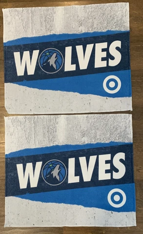 Timberwolves NBA Playoffs PROMOTION "WOLVES" Fan Rally Towel Target Giveaway Cover