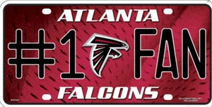 Atlanta Falcons Souvenir Fan License Plate - Picture 1 of 1