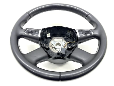 AUDI Q5 2009-2012 NEGRO 4 RADIOS CONJUNTO VOLANTE CON INTERRUPTORES GENUINO OEM Foto 1 de 4