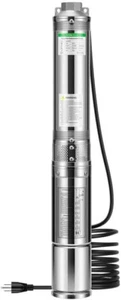 VivoGrow DWP-0001 Deep Well Submersible Pump 0.5HP 110V, 33GPM, 148ft Max Head - Picture 1 of 15
