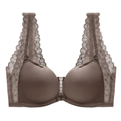 Wireless Front Closing Womens Bras Push Up Bra Thick Padded Lingerie AAA AA ABC - Image 1 of 4