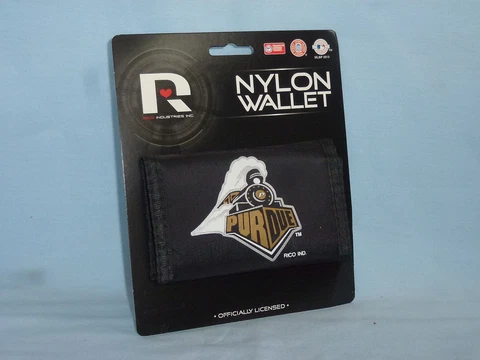 PURDUE BOILERMAKERS   Nylon TriFold WALLET     by Rico   NIP Cover
