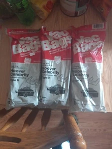 Hoover Celebrity Bags Type H 3 Packs of  New Old Stock 12 bags total  - Picture 1 of 3