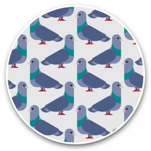 2 x Vinyl Stickers 30cm - Cute Pigeon Bird Patterd Birds  #44799 - Afbeelding 1 van 8