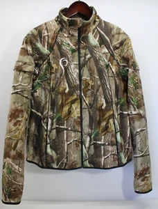 PROIS REALTREE CAMO SOFT SHELL LINED FULL ZIP HUNTING JACKET WOMEN'S LARGE - Picture 1 of 9