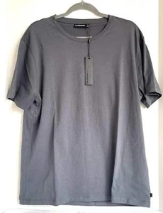 J Lindeberg Sid Basic Crew Neck T-Shirt Mens Extra Large Gray Short Sleeve Cotto - Picture 1 of 6