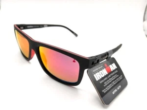 Foster Grant IRONMAN Ironflex Black Red Mirrored Sunglasses NEW IF 2005 - Picture 1 of 4
