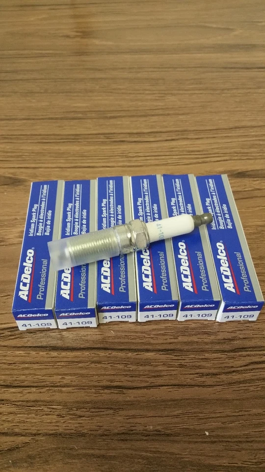 Set Of 6 AC Delco 41-109  Iridium Spark Plugs - Image 1 of 1