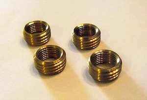 (4) Massive Messing Reduzierlampe Teil 1/8" IPS Buchse 1/4" IPS Stecker ohne Kopf (R1) - Bild 1 von 1