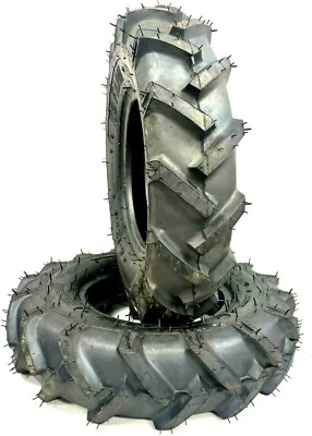 Pair of 6-14 R1 Tractor Tires 6x14 6 Ply Tubeless Heavy Duty 🚜💪 - Image 1 of 4