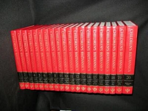 Vintage CHILDREN'S BRITANNICA Encyclopedia Set Complete 20 Volume Hardcover 1988 - Picture 1 of 1