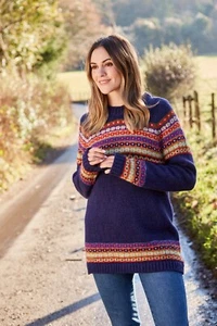 Pachamama Hand Knitted 100% Wool Jumper Sweater - All Seasons Colorado - BNWT - Picture 1 of 6