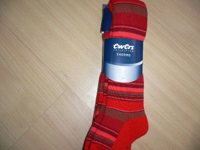 EWERS MÄDCHEN  THERMO STRUMPFHOSE chianti gestreift Gr. 80/86-92/98 - Bild 1 von 3