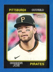 2023 Topps Heritage #39 Connor Joe Black Border Pittsburgh Pirates - Imagen 1 de 2
