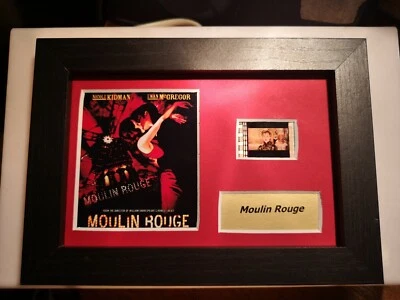 EVERYBODY WANTS 1 Moulin Rouge 6" x 4" Genuine 35mm Film Cell Display Framed/Unframed