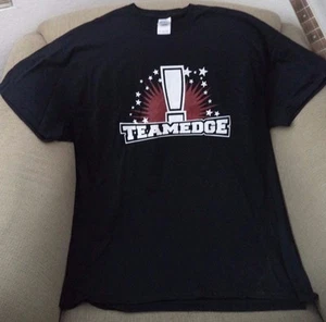 TEAM EDGE T-SHIRT BLACK SIZE XL *NWOT* - Picture 1 of 2