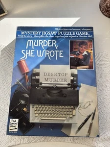 Vintage Murder She Wrote Mystery Puzzle Spiel Desktop Murder 550 Teile - Bild 1 von 4